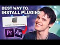 The best way to install plugins into after effects  aescripts manager app