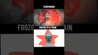 Frozon vs A-Train 3d animation #incredibles #theboys #frozon#A-train