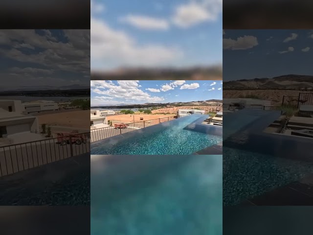 Backyard Paradise: Infinity Pool & Pocket Doors!