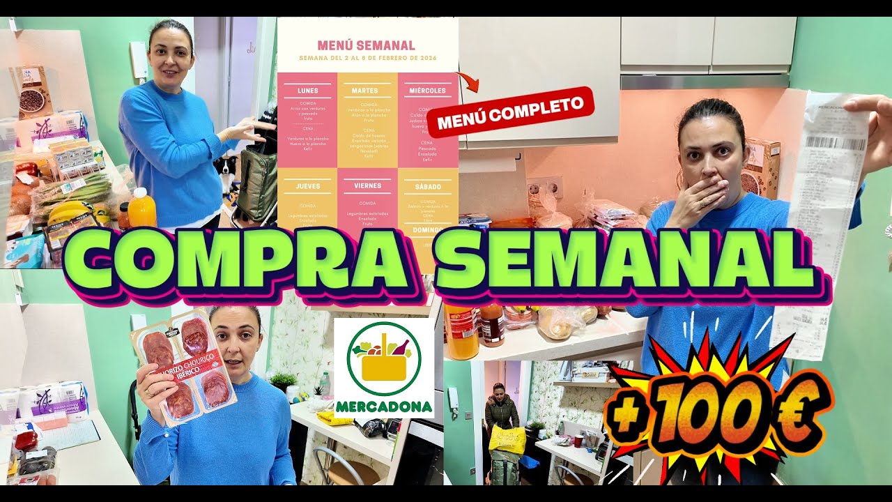 🔴COMO AHORRAR SIN DARTE CUENTA🤯 + MENÚ PARA 7 DÍAS + COMPRA MERCADONA + MUY ACOMPAÑADA