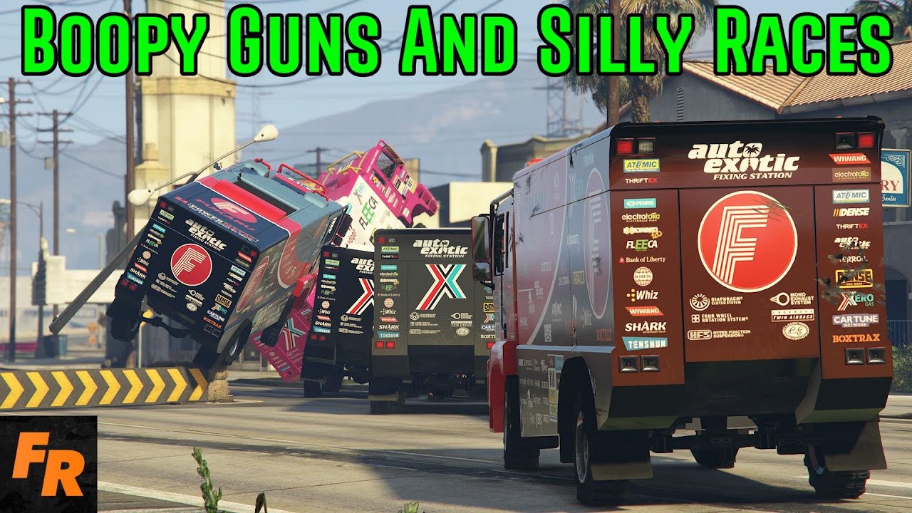 Silly Races Boopy Guns And Silly Races - Gta 5 Racing Live! - YouTube