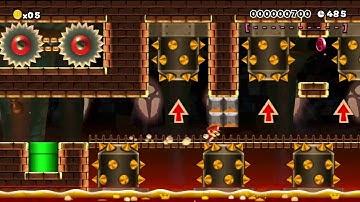 [マリオメーカーTA]トゲ棍棒のカラクリ城EX Mechanism castle-EX 57.680