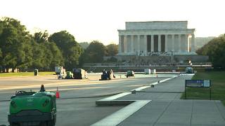 Trump again blames ‘vandalism’ for Reflecting Pool damage, despite lack of proof
