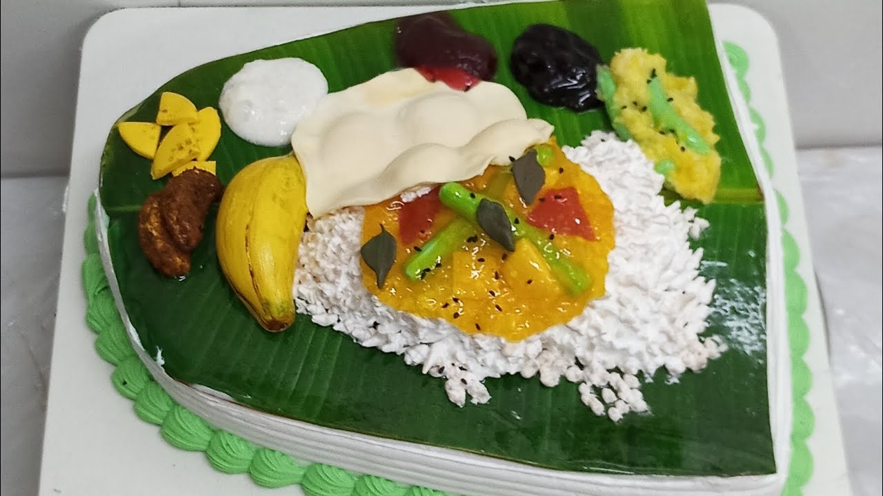 ഓണസാധ്യ കേക്ക്