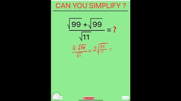 CAN YOU SIMPLIFY #math #algebra #radical #youtubeshorts #shortvideo #shorts