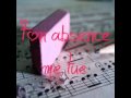 Ton absence me tue