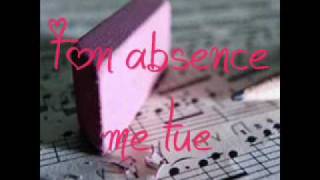 Ton absence me tue