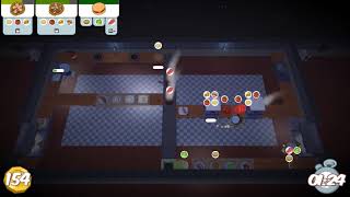 [World Record] Overcooked Level 4-4 3 player coop 3 stars score 280