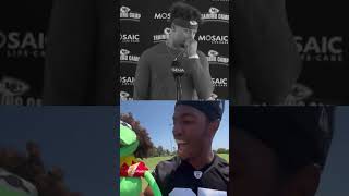 Patrick Mahomes responds to the Raiders' Kermit the Frog video 👀 #shorts