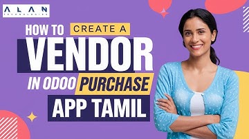How to Create a Vendor in Odoo Purchase App | Odoo Purchase Tutorials | Odoo Tutorials tamil