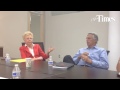 Myrna Deckert talking about the Paso del Norte Health Foundation's accomplishments. #pdNHFoundation