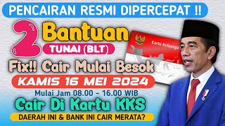 PENCAIRAN DIPERCEPAT, 2 BANTUAN TUNAI MULAI BESOK KAMIS 16 MEI 2024 CAIR DI KARTU KKS MERAH PUTIH