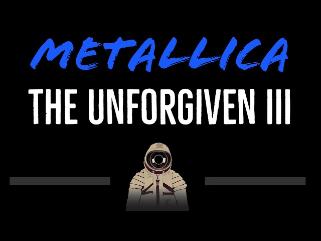 Metallica • The Unforgiven III (CC) [Karaoke Instrumental Lyrics] class=