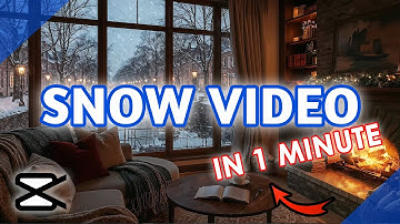 How to Create Snow Video in CapCut | Fast & Easy