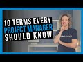 10 project management terms you need to know