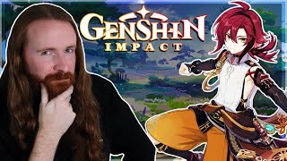 Heizou Character Demo REACTION! The FIRST Male Catalyst in Genshin!