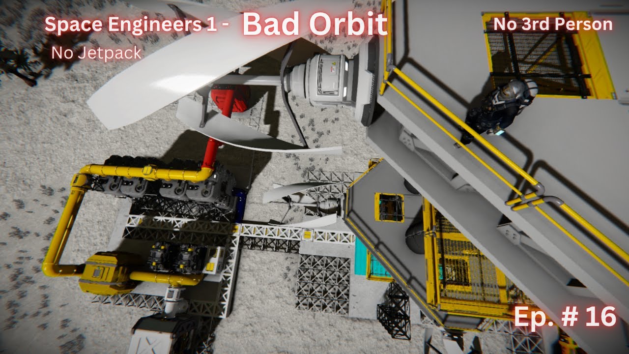 Space Engineers 1- Bad Orbit - New Infrastructure - Ep.16 - YouTube