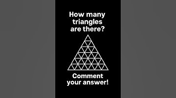 How Many Triangles Do You See? 🔺🔻👀 #illusion #shorts