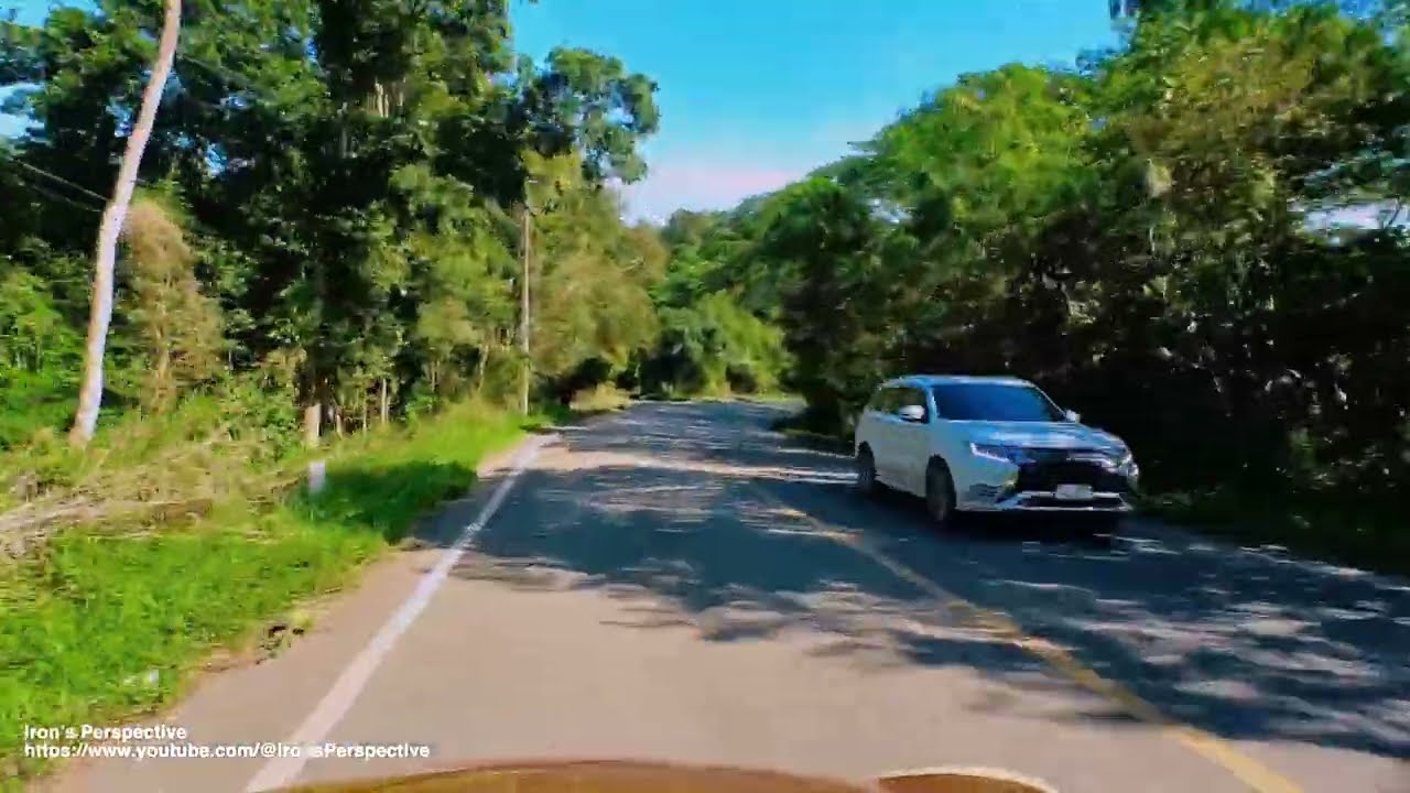 Chiang Mai Mountain Drive – From Elephant Cafe Downhill | Relaxing Thailand Road Trip