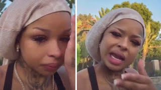 Chrisean Goes Live Wants Blueface Locked Up For Child P In Posting Their Son s Hernia Pic