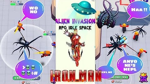 Alien Invasion 👽 Idle Rpg - Level 10 Over 4 million Attacks Power Jaunt!!