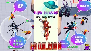 Alien Invasion 👽 Idle Rpg - Level 10 Over 4 million Attacks Power Jaunt!! screenshot 2