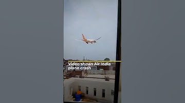 Video shows Air India plane crash | AJ #shorts