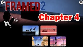 FRAMED 2 : CHAPTER 4 Walkthrough (Level 1 2 3 4 ) - GAMEPLAY