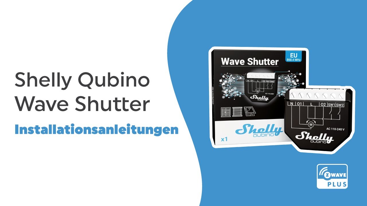 Shelly Qubino Wave Shutter - Installationsvideo (DE) - YouTube