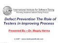 Software Testing Training | Defect Prevention The Role of Testers in Improving Process