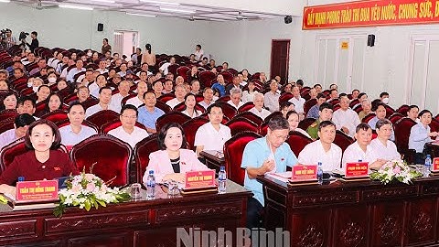 Đoàn ĐBQH tỉnh tiếp xúc cử tri huyện Kim Sơn, Yên Khánh