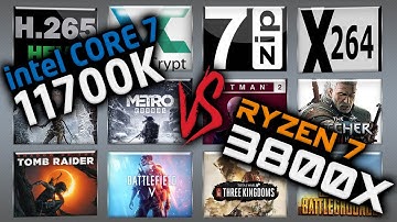 Intel i7 11700K vs Ryzen 7 3800X Benchmarks – 15 Tests 🔥