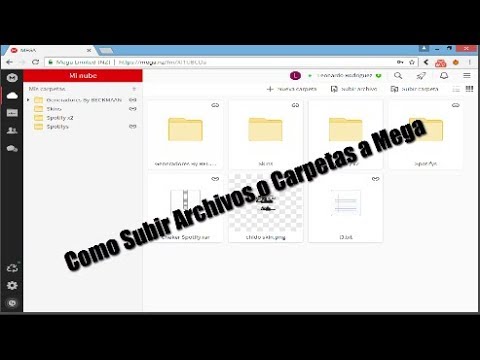 Como Subir Archivos o Carpetas a Mega - YouTube