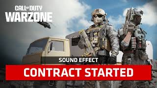 Call Of Duty: Warzone | Contract Started [Sound Effect]