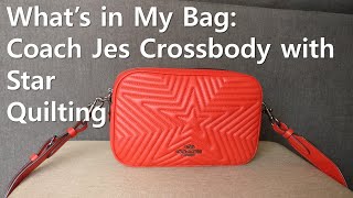 coach jes crossbody with linear quilting