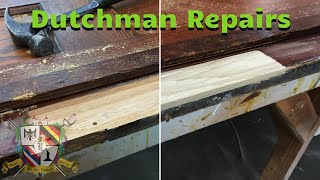 Dutchman Repairs on Woodwork  Heritage Restoration