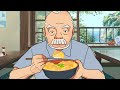 ひたすら親子丼を食べるループアニメ