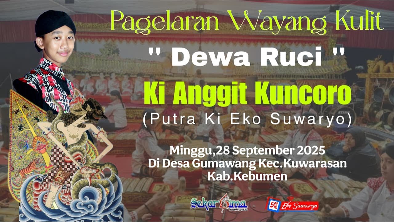 LIVE WAYANG KULIT DALANG KI ANGGIT KUNCORO LAKON DEWA RUCI