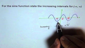 Increasing Interval for Sine Function General Formula