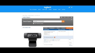 Logitech C920 Webcam software overview