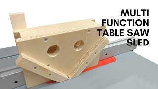 Multi Function Table Saw Sled | Spline Jig | Tenon Jig
