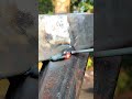 Welding thin sheet  #diy #welding #viral #shortsvideo #weldingshorts #welder #stickweldingthinmetal