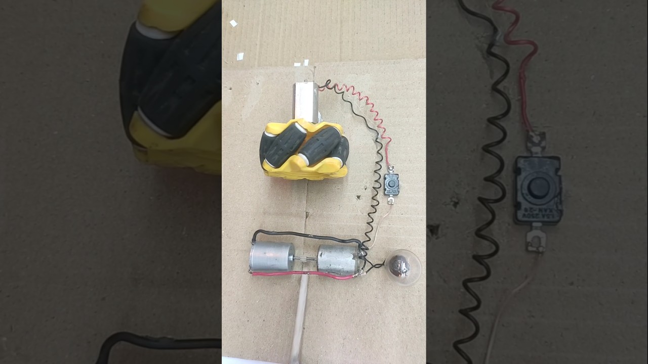 how to generate electricity with use double DC motor and gear rack_Dc Motor