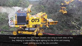 QTS Mega Chipper - Ayr- Stranraer line