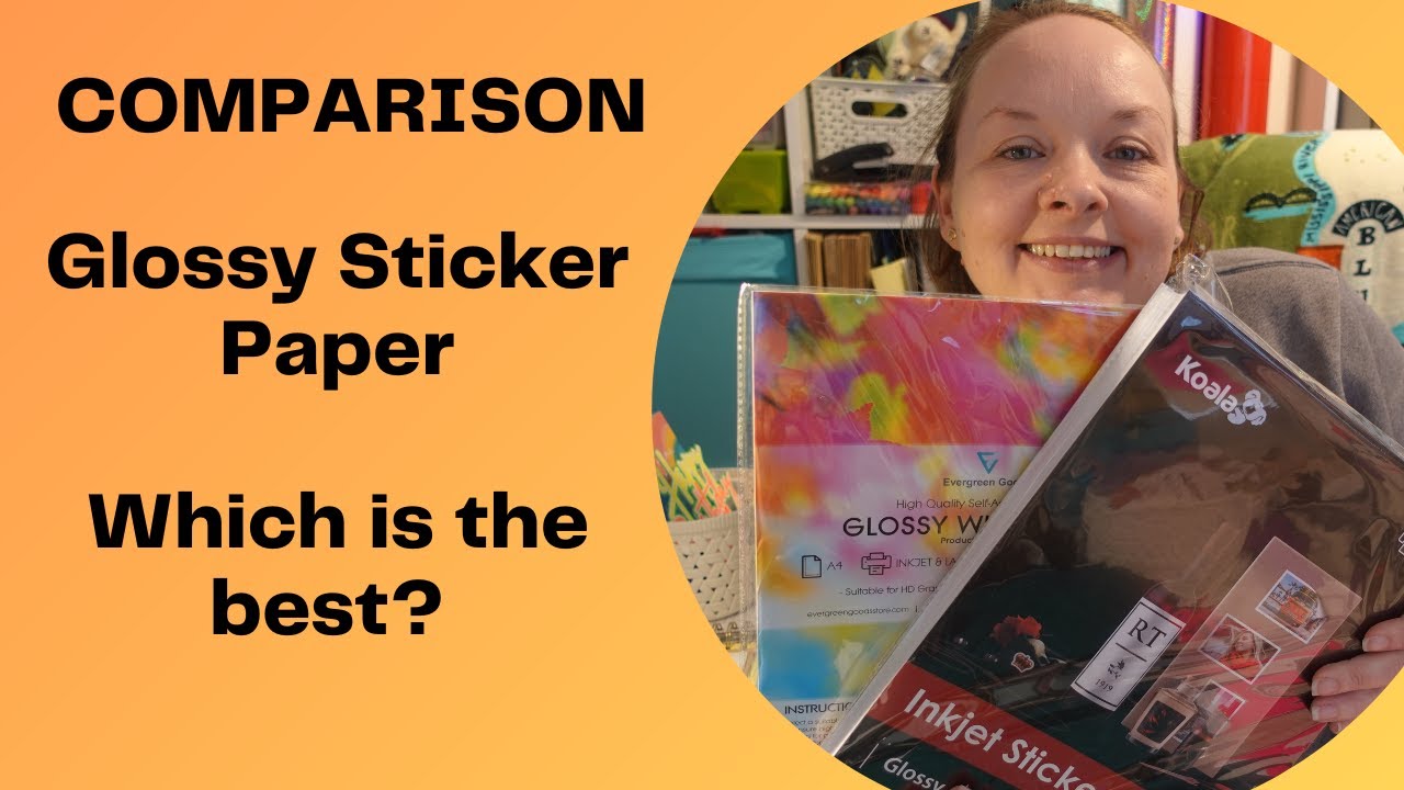 WHICH IS THE BEST STICKER PAPER TO USE WITH MY CRICUT? Comparing