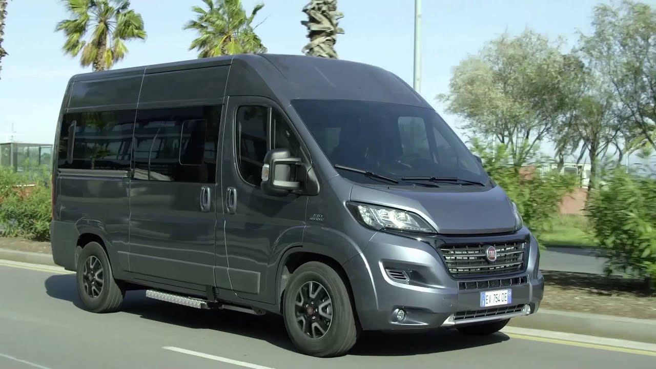 The New Fiat Ducato Mini Bus Driving 