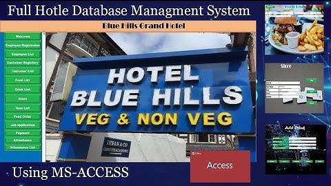 Hotel Database Managment System Design Using Ms Access