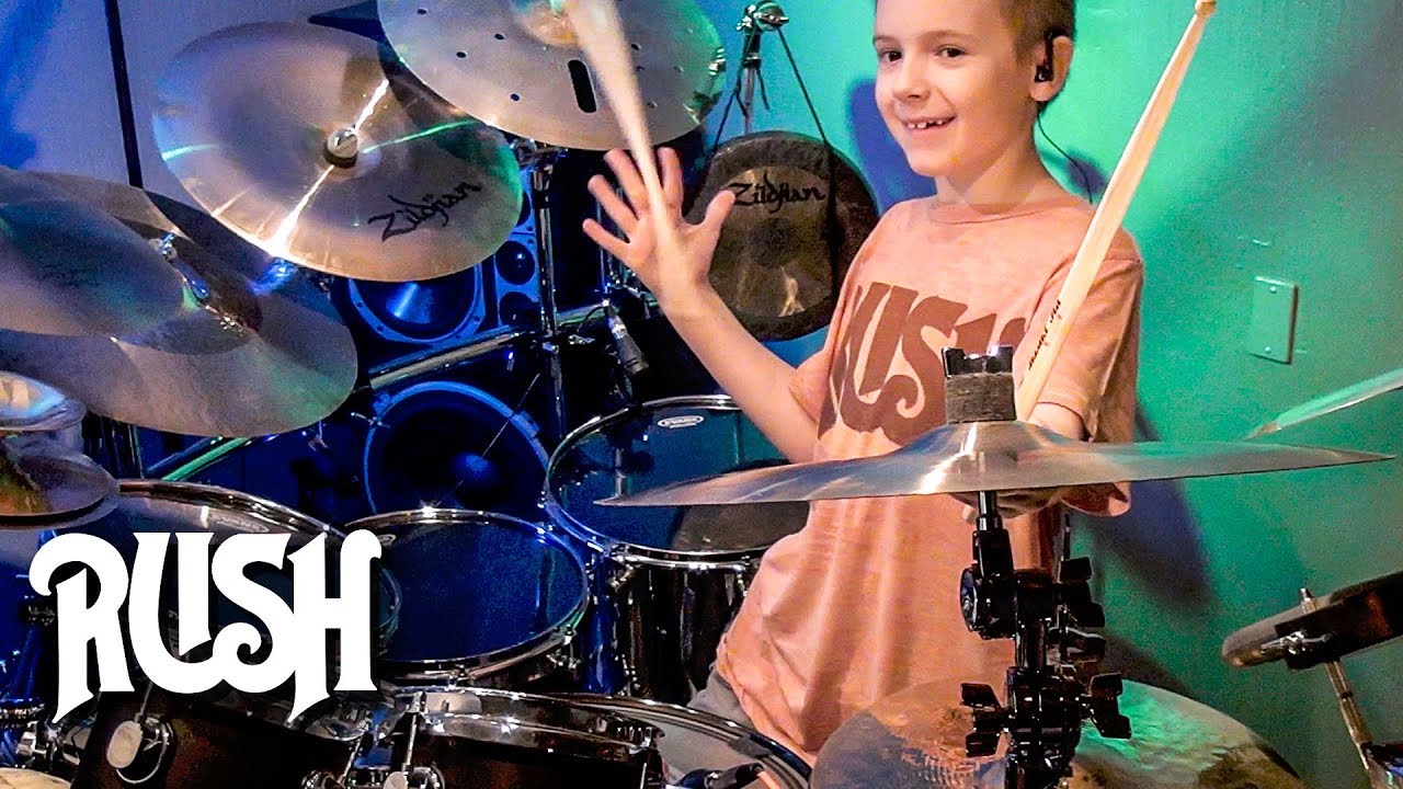 WORKING MAN - RUSH (9 year old Drummer) Drum Cover by Avery Drummer Molek