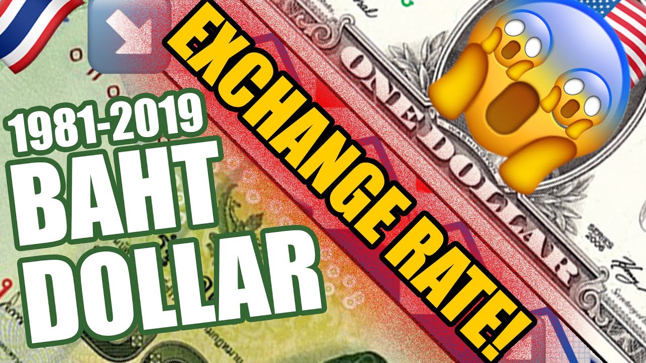 DOLLAR THAI BAHT Exchange Rate 1981-2019
