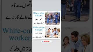 Blue -collar workers VS white-collar workers /learn English /improve vocabulary /pronunciation